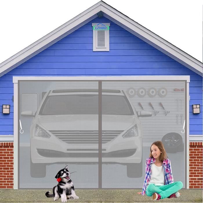 Moustiquaire Porte Fenetre AimantéE, 180x185cm Blanc Rideau