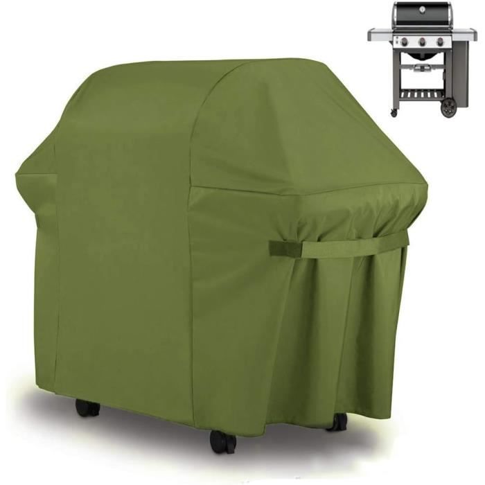 Housse Barbecue Outsunny 188x71x125cm - Tissu Oxford 300D Imperméable - Anti-UV - Boucles Vent