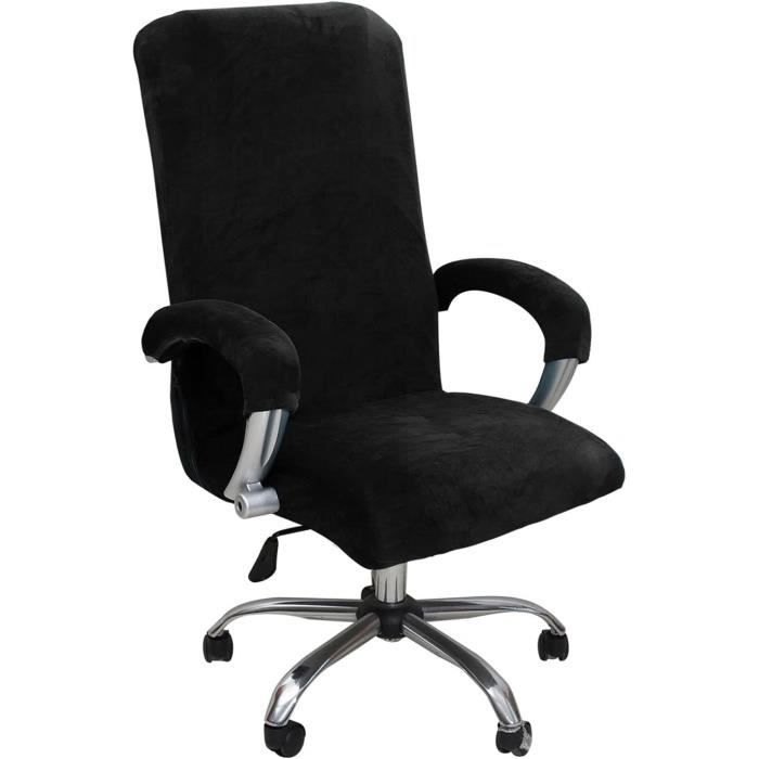 Housses De Chaise Universelles Extensibles Lavables Lot De 4 Noir - Salle à Manger