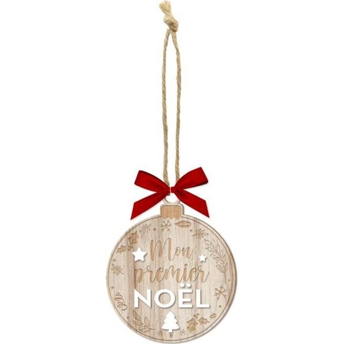 Boule de Noel mon 1er Noel Cdiscount Maison