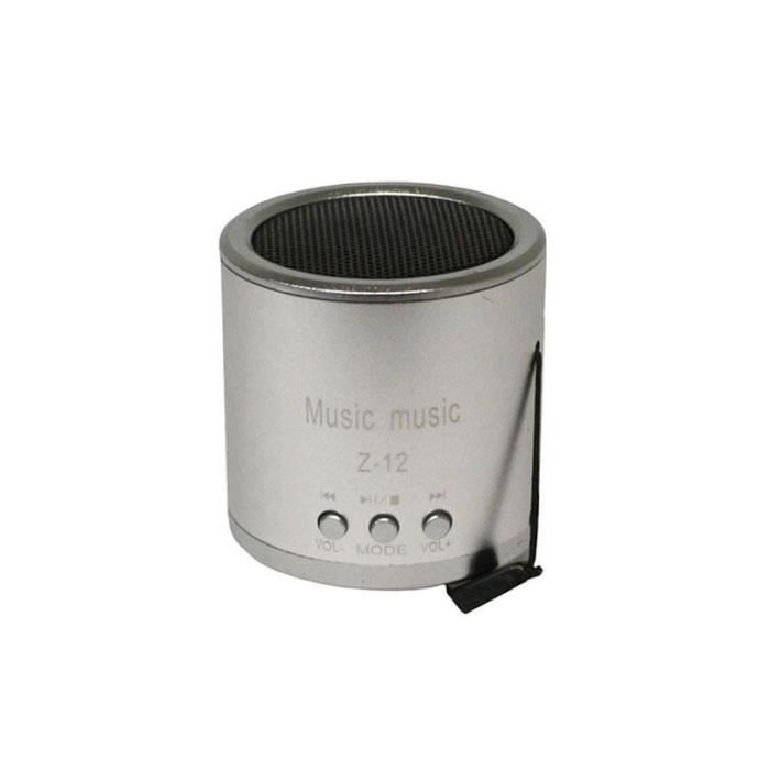 MINI PORTABLE SPEAKER MUSIC Z12 (SILBER) KEI… Cdiscount TV Son Photo