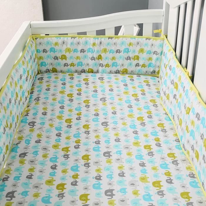 Tour De Lit Bebe Doublure De Lit De Bebe Pare Chocs De Lit De Bebe Autour De La Protection Securite Des Tout Petits Pare Choc 766 Cdiscount Puericulture Eveil Bebe