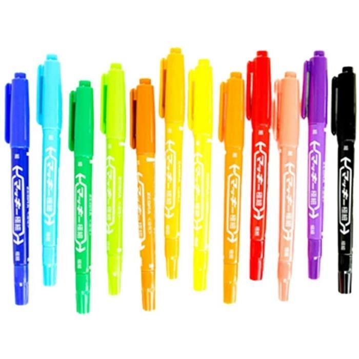 FEUTRES WPCASE Promarker Feutre Coloriage Adulte Crayon Feutre Pastels Gras  Crayon Aquarellable Crayon De Couleurs Enfants Cra326 - Cdiscount  Beaux-Arts et Loisirs créatifs