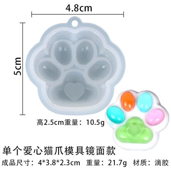 Pack Outil A Main,Moule En Silicone En Résine époxy De Style Mixte, 1