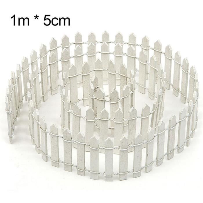 Clôture De Jardin Miniature, Mini Clôture En Bois, Déco