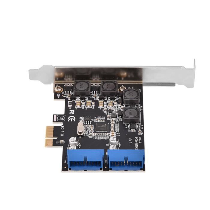 Richer-R Carte Express USB 3.0, Adaptateur De Cartes D'extension PCI-E Vers USB3.0