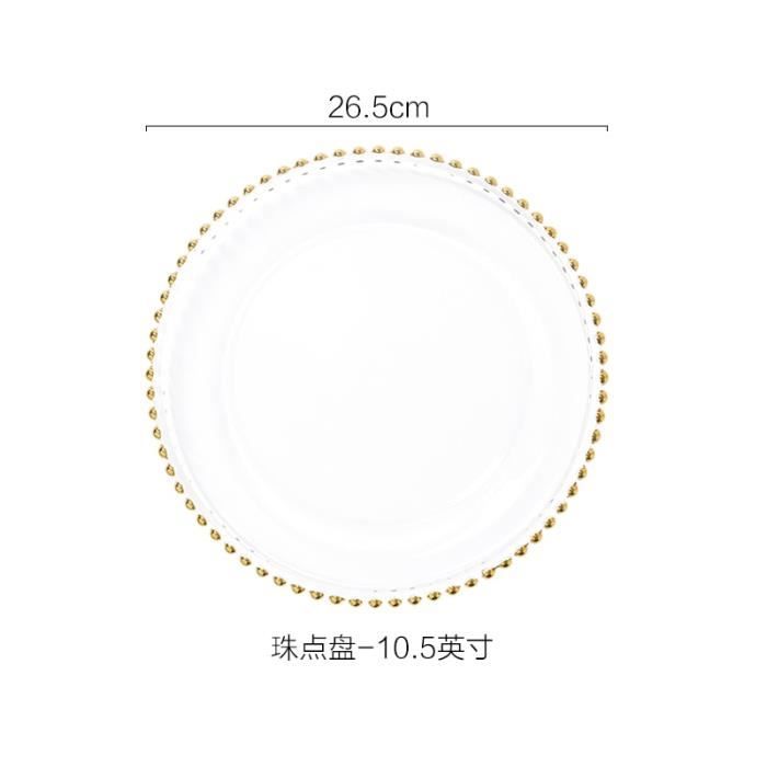 Petit Plat En Verre Nordique – Motif Fleurs De Cerisier, Finition Givrée – Pour Desserts, Fruits, Sauces - 12