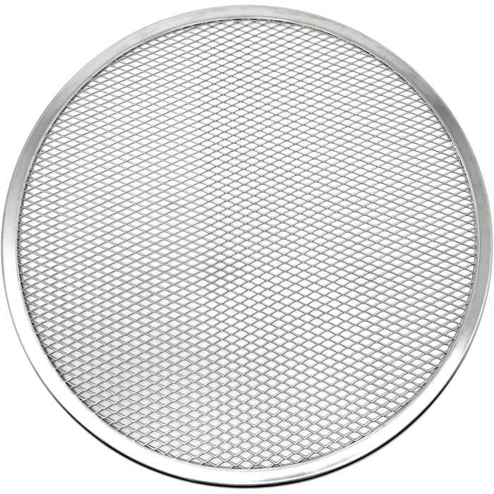 Lot De 2)Large Plaque De Cuisson Perforée Pizza 40 Cm - Plaque Pizza