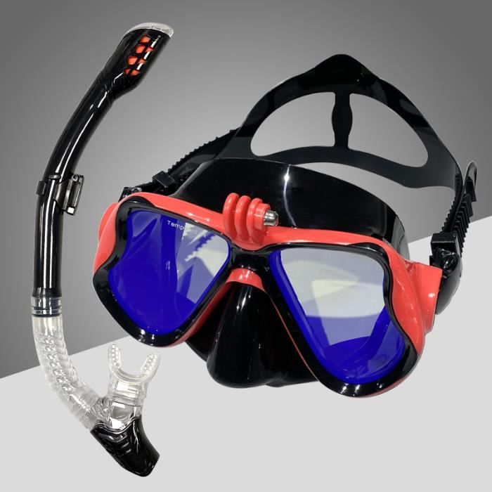Kit De Plongée TUSA Visio Travel – Masque 168°, Tuba Sec Hyperdry, Palmes UF-21, Sac De Voyage
