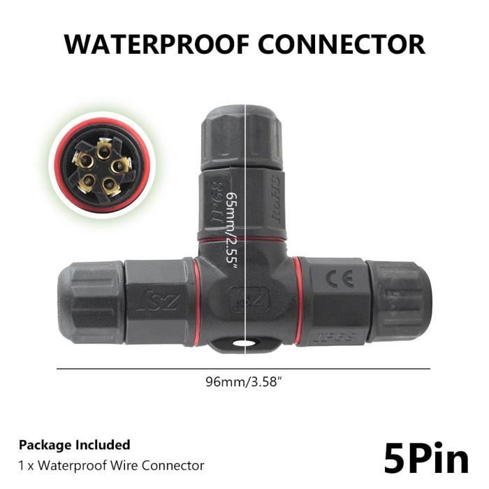 CONNECTEUR ELECTRIQUE ETANCHE SUPERSEAL 2 BROCHES