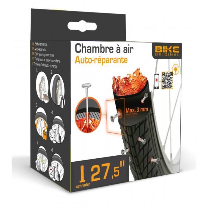 Ecovelò 2 Pneus + 2 Chambres à Air VTT 27,5 X 2,25 - Country 57-584 Pneu Rigide Vélo