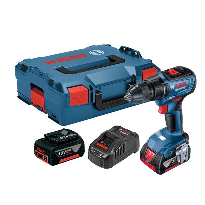 Perceuse visseuse 18V 50 Nm BOSCH avec 2 batteries 18V 5.0Ah chargeur .Boxx 06019H5001 - vue 2