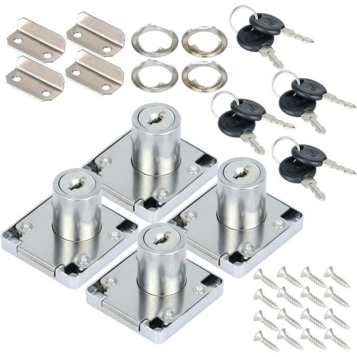 Serrure À Came Cylindrique De 22 Mm-32 Mm Pour Tiroir