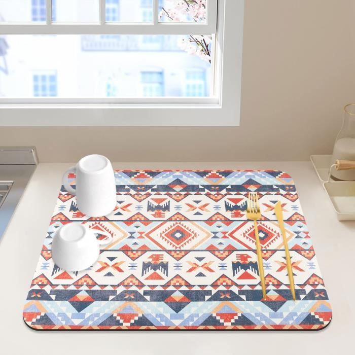 Protège-Évier,Tapis D'Égouttage En Silicone Pour Vaisselle