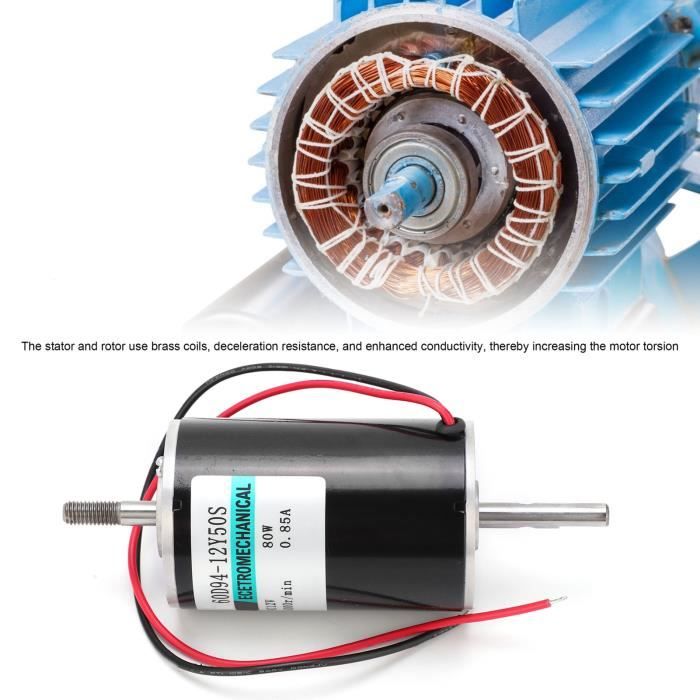 Moteur à courant continu à balais Moteur à courant continu à brosse haute vitesse 150 W CW/CCW Moteur à courant continu à balais Moteur à courant continu à brosse haute vitesse 150 W CW/CCW