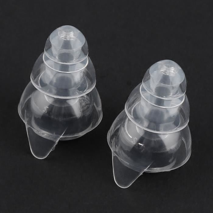 Bouchons D'oreilles Réutilisables Réduction Bruit Pour Concerts/musique - Neuf, Pack De 8, Silicone