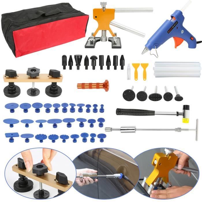 Kit De 5 Outils De Débosselage Sans Peinture CENPEK - Pour Petites Bosses Sur Voiture, Frigo, Moto