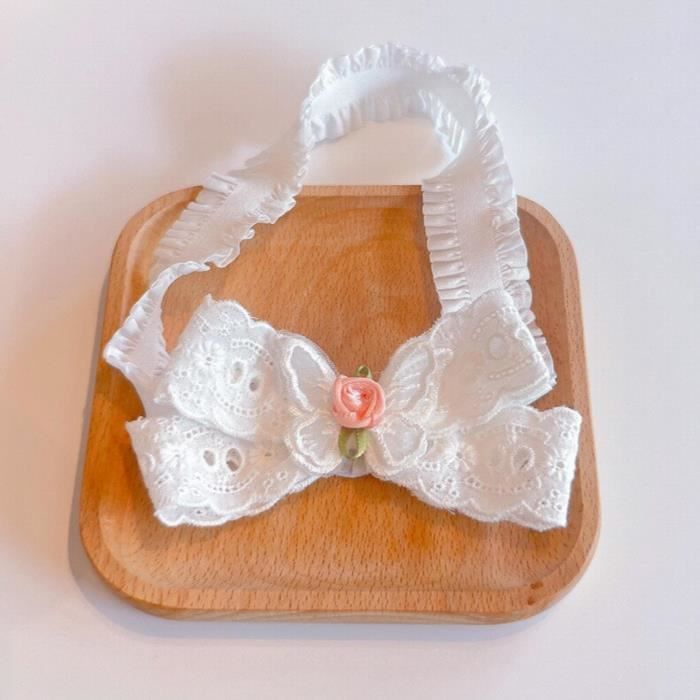 Bandeaux à Fleurs Pour Bébé Fille - 3 Pièces - Doux Et Élastiques
