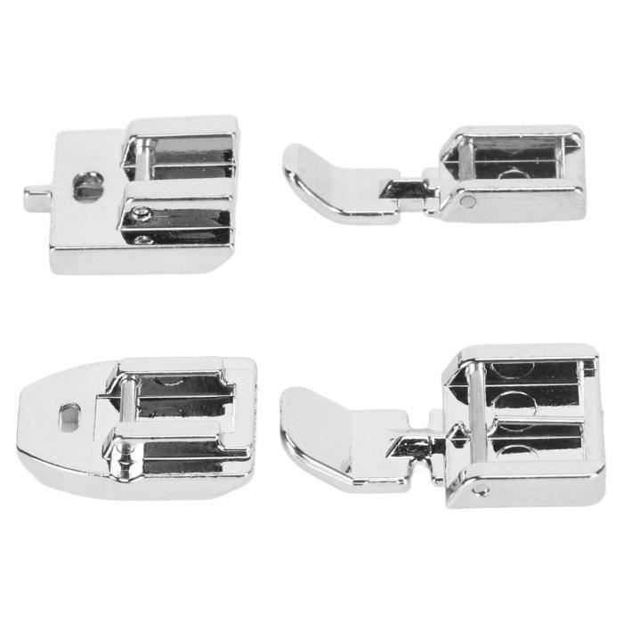 Pied-de-Biche Pour Fermeture Éclair Invisible - Lot De 2 - Compatible Singer, Brother, Janome, Babylock...