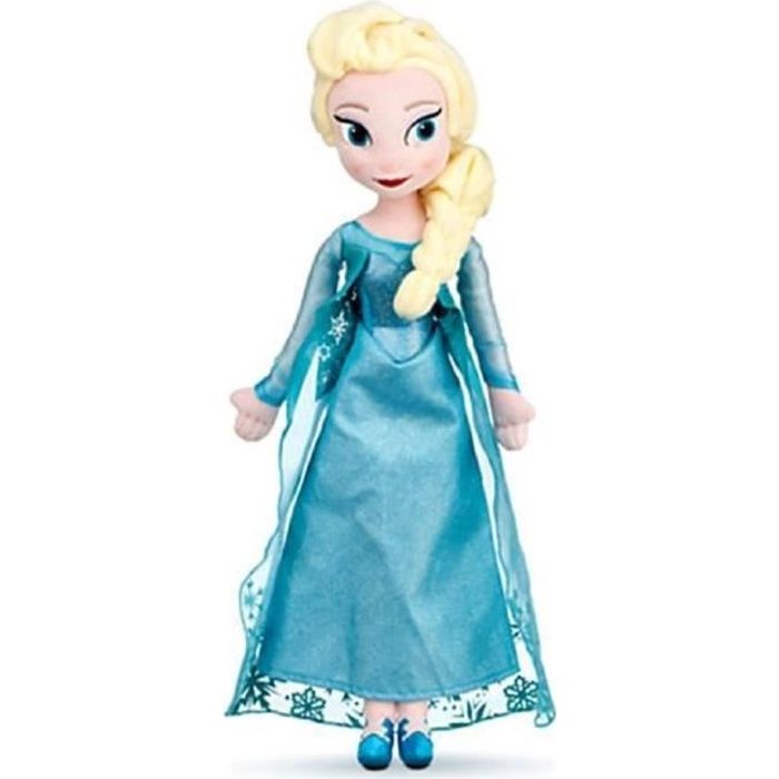 Peluche 50 cm Reine des neiges Elsa Cdiscount Jeux Jouets