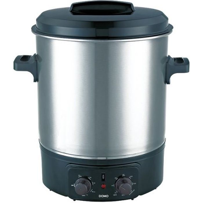 Stérilisateur électrique DOMO - Inox - 27L - 1800W avec température  variable et minuterie intégrée - Cdiscount Electroménager