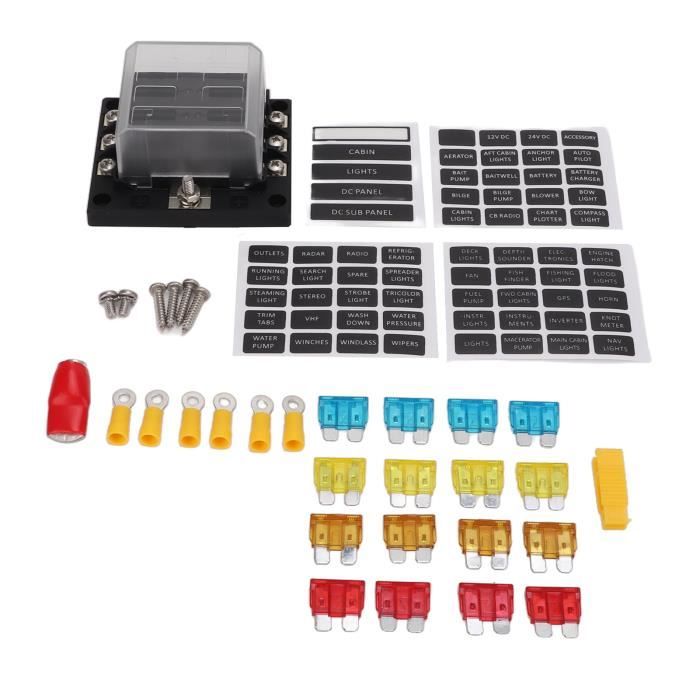 5 Fusibles Voiture Littelfuse 0495040 - 40A 32V, Type JCASE, Cartouche Carrée, Neufs