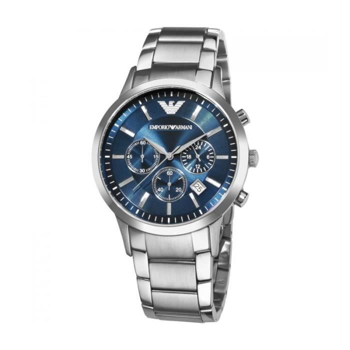 Montre armani bleu clearance