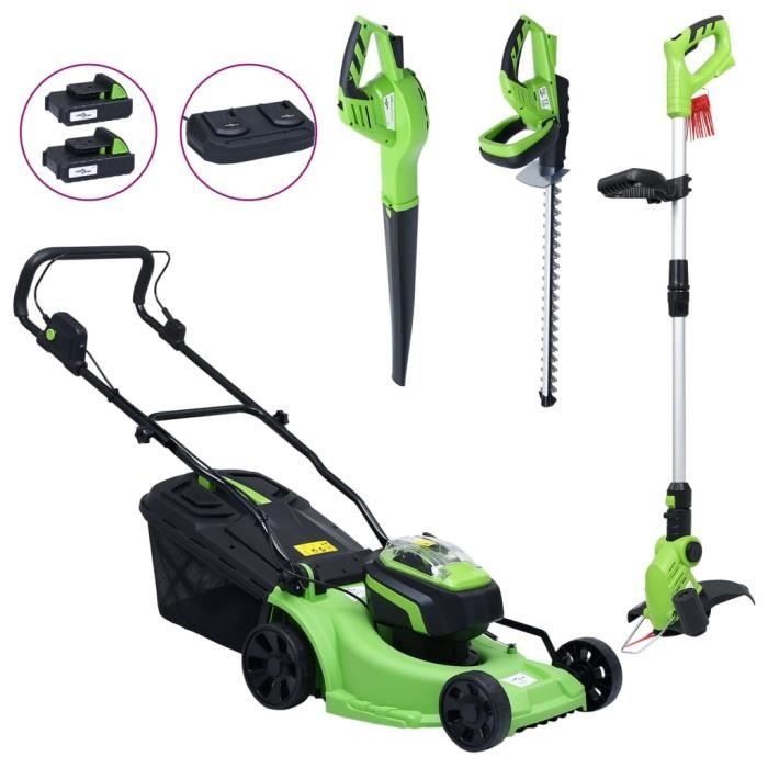 Mengyyshop Tondeuse à gazon sans fil et jeu d'outils électriques de ...