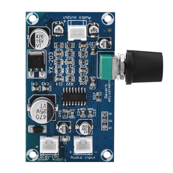 Plaque Réverbération Micro Power Amplifier PT2399 Monocanal - Cdiscount