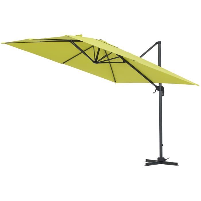 Parasol jardin déporté Alu \
