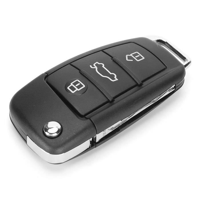 Hililand Disque Flash USB Clé USB de dessin animé de luxe en forme de clé de voiture clé de stockage portable pour