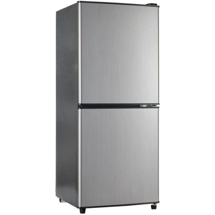 Réfrigérateur combiné - LANGTU - Mini - 106L - 102 cm - Gris