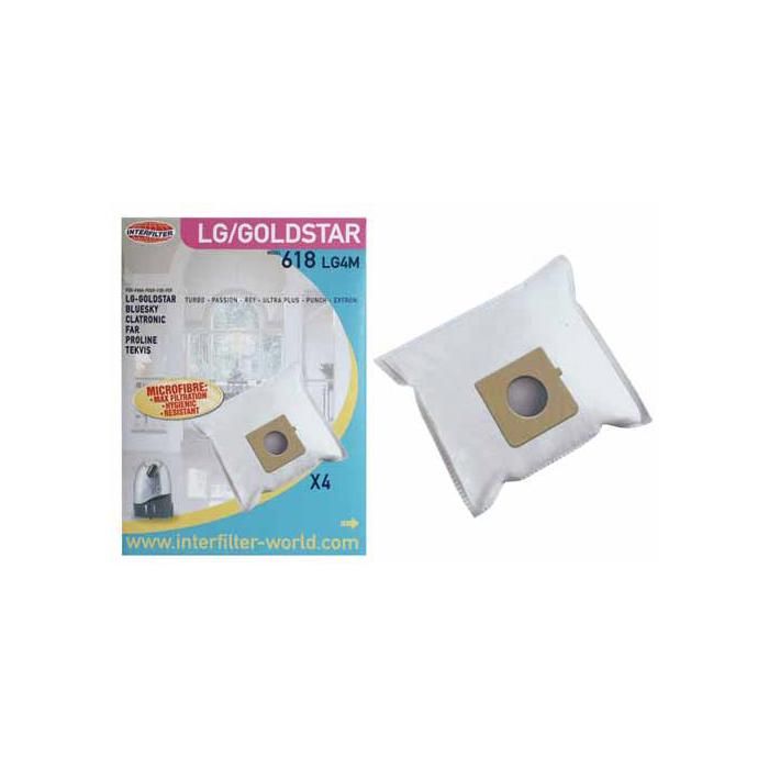 Sachet 5 Sacs pour LG VCD604 - vue 2