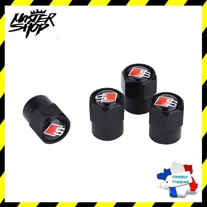 4x Bouchons de Valve Audi S-line