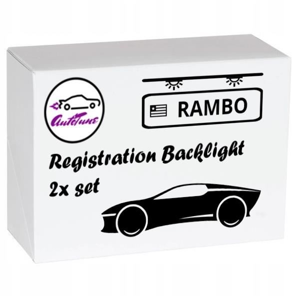 Feux De Plaque D'immatriculation LED Pour BMW - 24 LED SMD - Sans Erreur OBC - Compatible E81, E90, E60, X1, Etc.