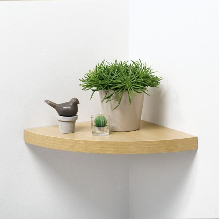 Etagere Murale D Angle Flottante 25x25x3 4 Achat Vente