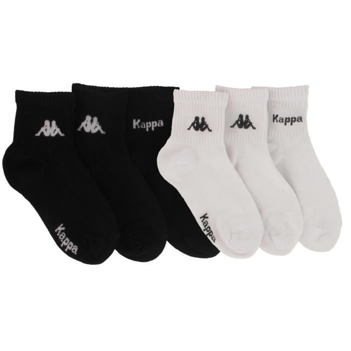 bleu et gris noir Disponible en blanc K006 en coton Visiter la boutique KappaKappa Lot de 6 paires de chaussettes très courtes unisexe – Art 