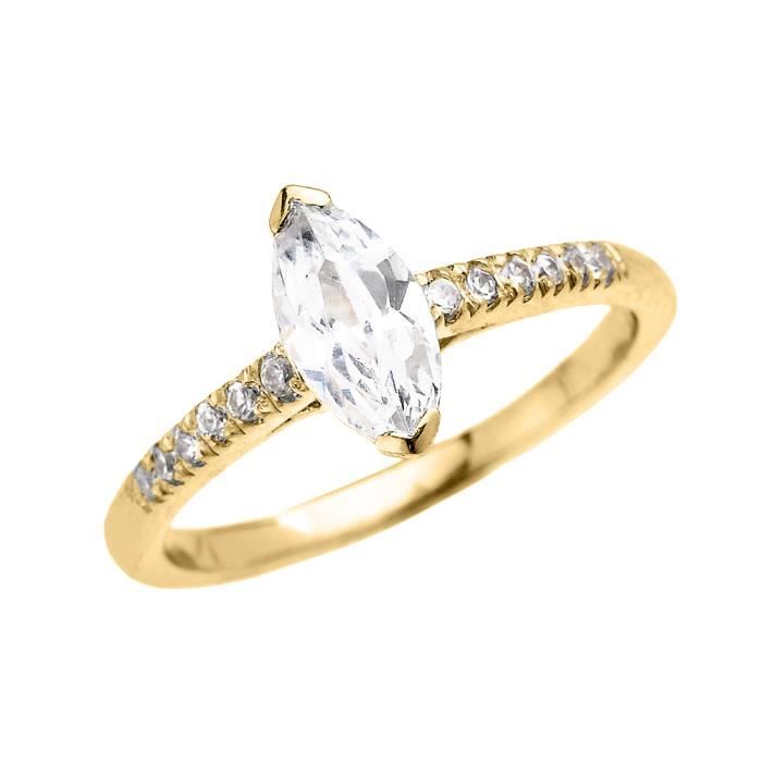 bague femme or marquise bague femme or marquise