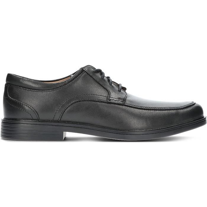 Chaussures Clarks Un Aldric Park M - Homme - Noir - Cuir véritable - Confortable et élégant