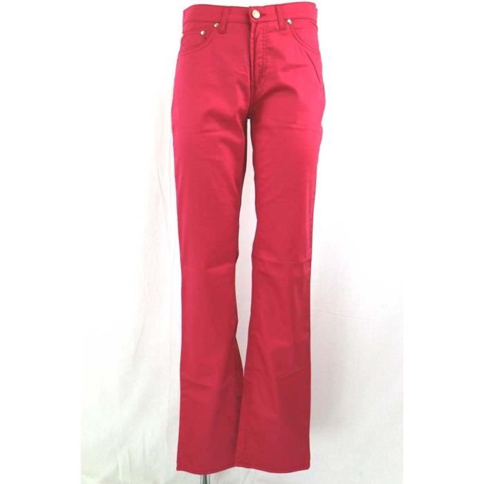 élégants et chinos Pantalons moulants Pantalon Trussardi en coloris Rouge Femme Vêtements Pantalons décontractés 