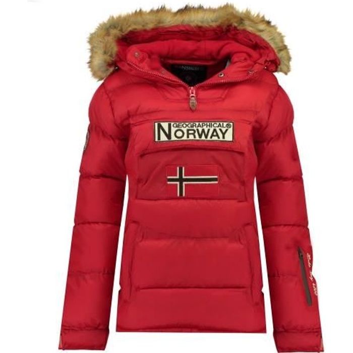 Doudoune norway femme best sale rouge