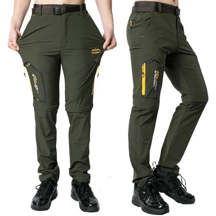 Pantalon Homme Softshell Impermeable Randonnee Pantalon Sport Exterieur Stretch Respirant Cdiscount Sport