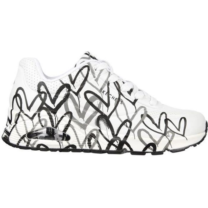 Skechers noir et blanc hotsell