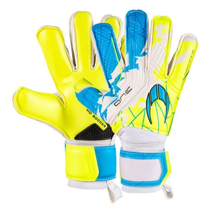 WVVOU Gants De Gardien De But - Gants Football Hommes Enfants Adolescents Avec Latex 4+3mm Super Grip