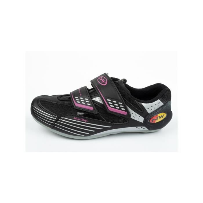 Chaussures de vélo loisir - NORTHWAVE - Moon Noir - Femme - Respirant Chaussures de vélo loisir - NORTHWAVE - Moon Noir - Femme - Respirant