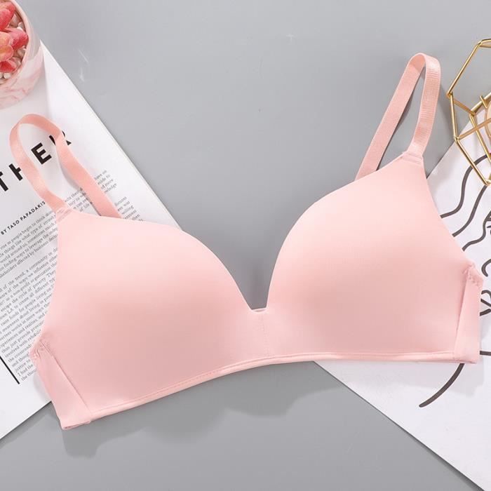 Lot De 3 Soutiens-gorge Sans Couture Femme - Taille Haute, Maintien Doux, Bretelles Réglables, Quotidien