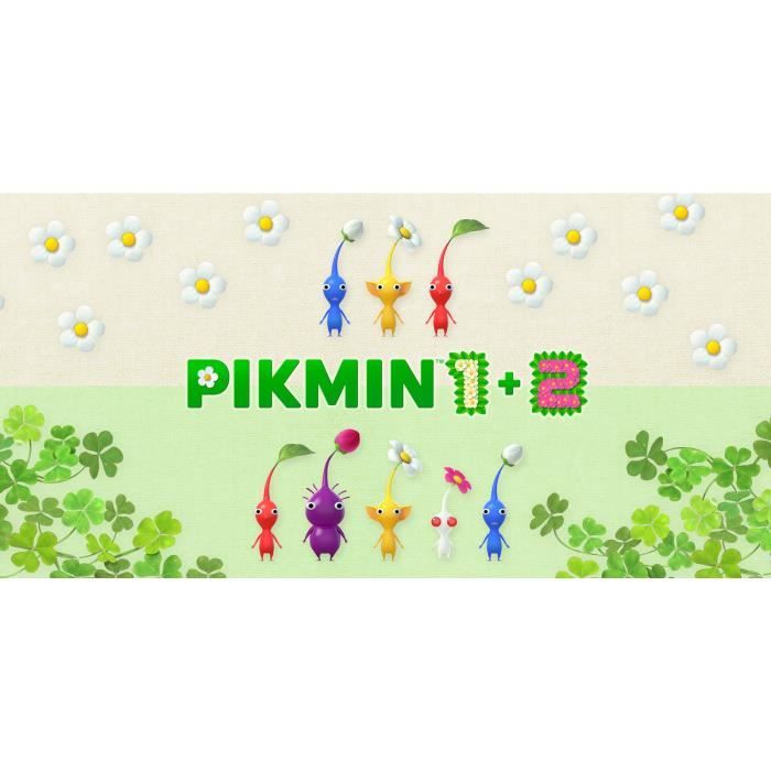Jeu de stratégie Nintendo Pikmin 1+2 Version en boîte Cartouche Pour Nintendo Switch