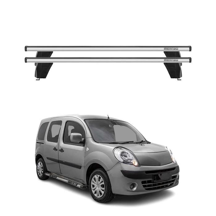 Barres De Toit Transversales Pour Renault Twingo II (2007-2013) - Capacité 50 Kg - En Acier - Pour Porte-vélos, Coffre De Toit
