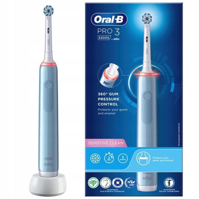 Oral-B Pro 3 3200 S Blue brosse à dents