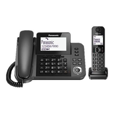 Téléphone sans fil Panasonic KX-TGF310EX - Noir - Ecran LCD - Mains libres - Répertoire 100 noms et numéros